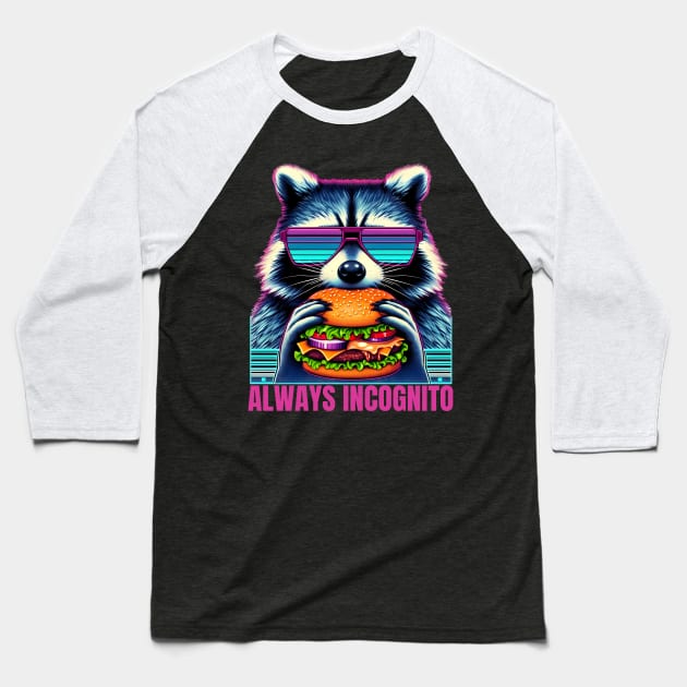 BLT raccoon Baseball T-Shirt by Japanese Fever